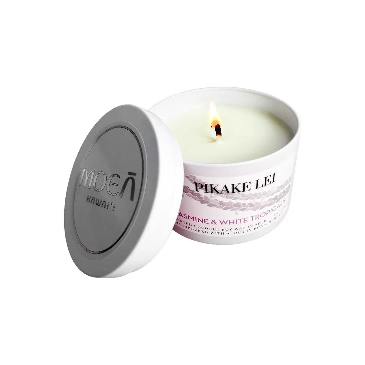 Coconut Soy Wax Candle - Pikake Jasmine