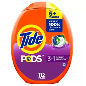 Spring Meadow Pods HE Compatible Laundry Detergent Soap Pacs