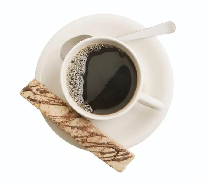 Black Drink with Snack Poster Print by Don Hammond, 14 x 13