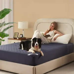 【BEDLORE】Waterproof Mattress Protector with Fitted Sheet, TPU Waterproof Layer, Soft & Breathable Bed Cover for Everyday Mattress Protection, Ideal for Bedroom & Home Use