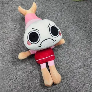 1PC Shrimpo Plush - Cute Cartoon Character Stuffed Animal Doll, Soft Fabric, Mixed Colors, Ideal for Play and Display, Playful Expression, Playful Expression Doll | Durable Plush Materia