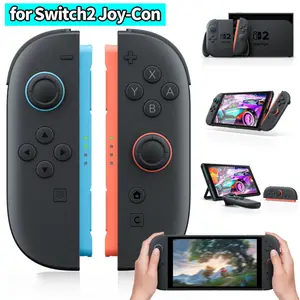 Switch 2 Game Controller, Wireless L/r Controllers, Dual Vibration Replacement, Cool Wake-Up Switch, Power Consumption 3.7w