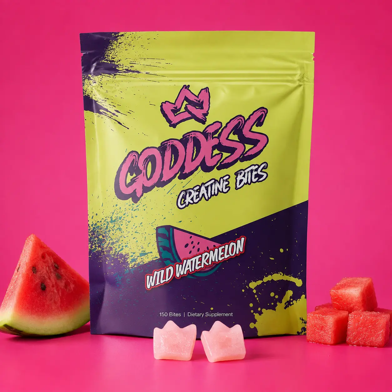 Primal Queen Goddess Creatine Bites | 30 Servings, Lean Muscle Booster and Cognitive Support For Women