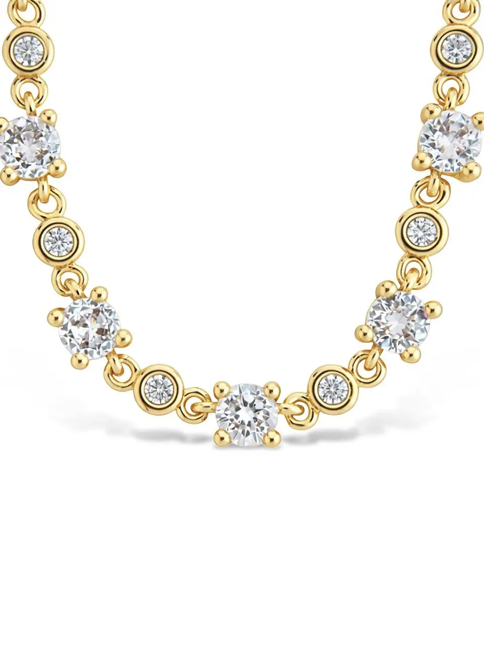 Laurie Crystal Tennis Necklace