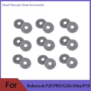 Mop Cloths Fit For Roborock P20 PRO/G20s Ultra/P10/P10 Pro/Qrevo Curv/Qrevo Edge/Q Revo/Qrevo MaxV/QV 35A/Saros 10/Saros 10R