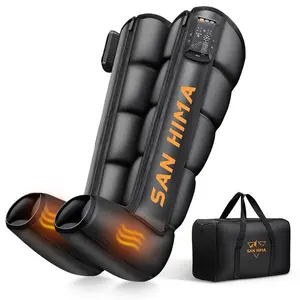 SAN HIMA Cordless Recovery Boots with Heat - Medical-Grade Air Compression Leg Massager for Circulation & Pain Relief, Portable Full-Leg Pair for Daily Relief