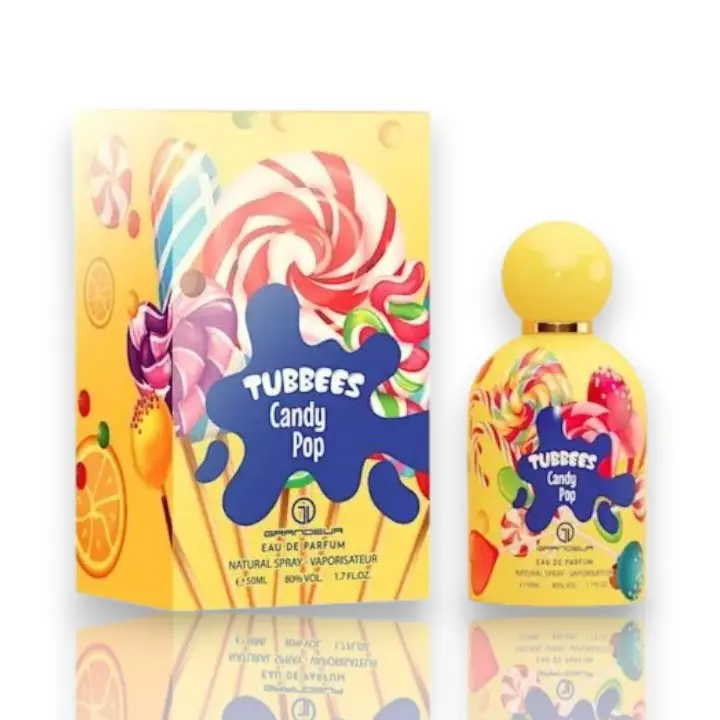 Grandeur | Tubbees | Candy Pop | Unisex Fragrance | 50 ML | Eau De Parfum | Apple - Red fruits & Bergamot.