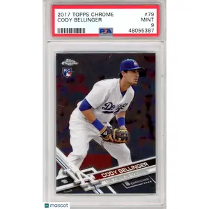 2017 Topps Chrome Cody Bellinger Rookie #79 PSA 9 MINT Los Angeles Dodgers