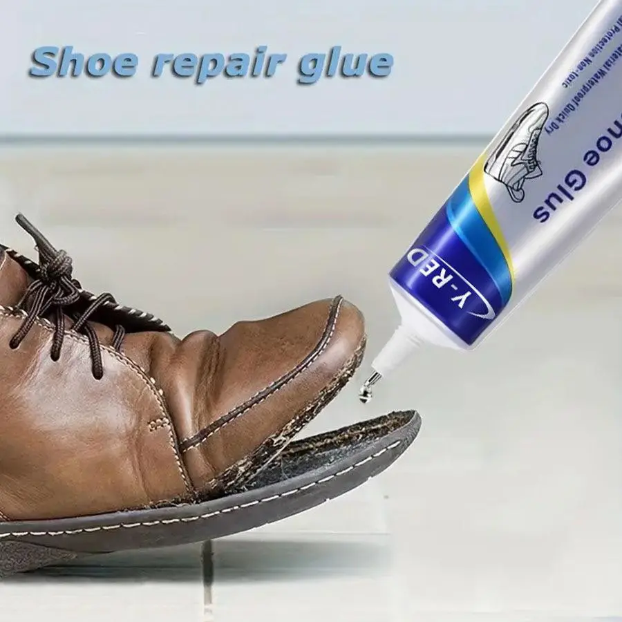 Transparent Shoe Repair Glue 60ML, Strong Waterproof Adhesive Waterproof Bond Sealant for Shoes, Suitable for Shoemakers and Sports Shoe Repairs