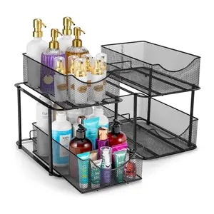 Sorbus 2 Tier Under Sink Organizers and Storage2 Pack