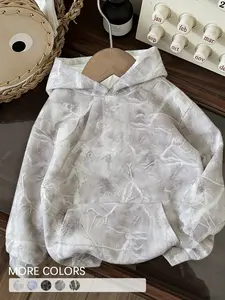 Unisex Natural Inspiration Graphic Hoodie, Soft and Casual Long Sleeves Top with Branch Print and Front Pocket for Casual Streetwear, Daily Comfort and Nature Lovers