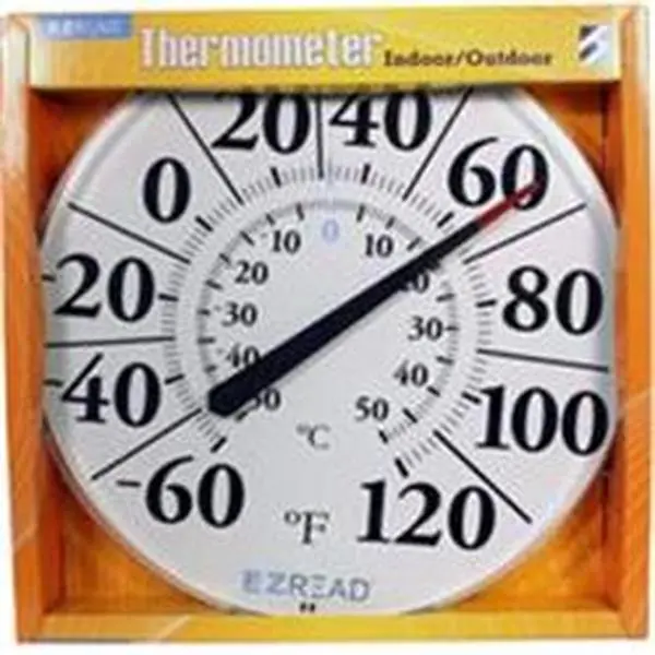 Headwind Consumer 034014 Analog Ezread Thermometer - 12.5 in. High Quality Outdoor Temperature Measuring Tool, 1.25 lbs, Durable, 0°F to 120°C Larger Readout, Multi-Generation Reliability