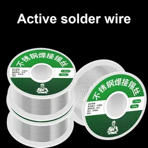 Low Temperature Soldering Wire, Stainless Steel Soldering Wire, Gasless Flux Core, Welding Accessories for Home Use, Soldering Supplies