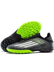 Men's High-End Seamless Football Shoes, Anti-Slip Durable Outdoor Lawn Soccer Shoes, Super Grip and Support, Fashionable Sporty Style