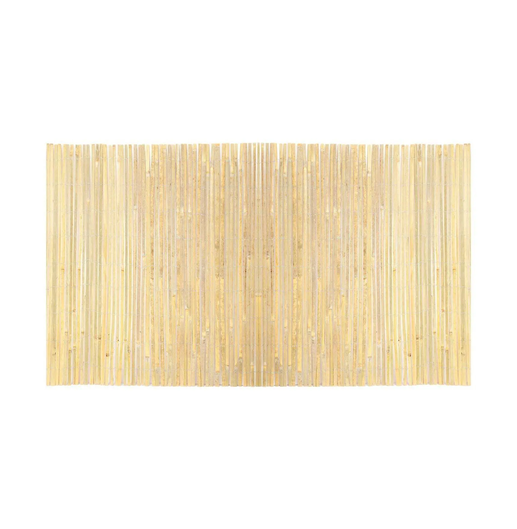 Bamboo Privacy Fence Screen, 6ft x 16ft - Natural Bamboo Slat Fence Panel for Garden, Backyard, Balcony, Patio - Eco-Friendly Outdoor Privacy 16 ft x 6 ft