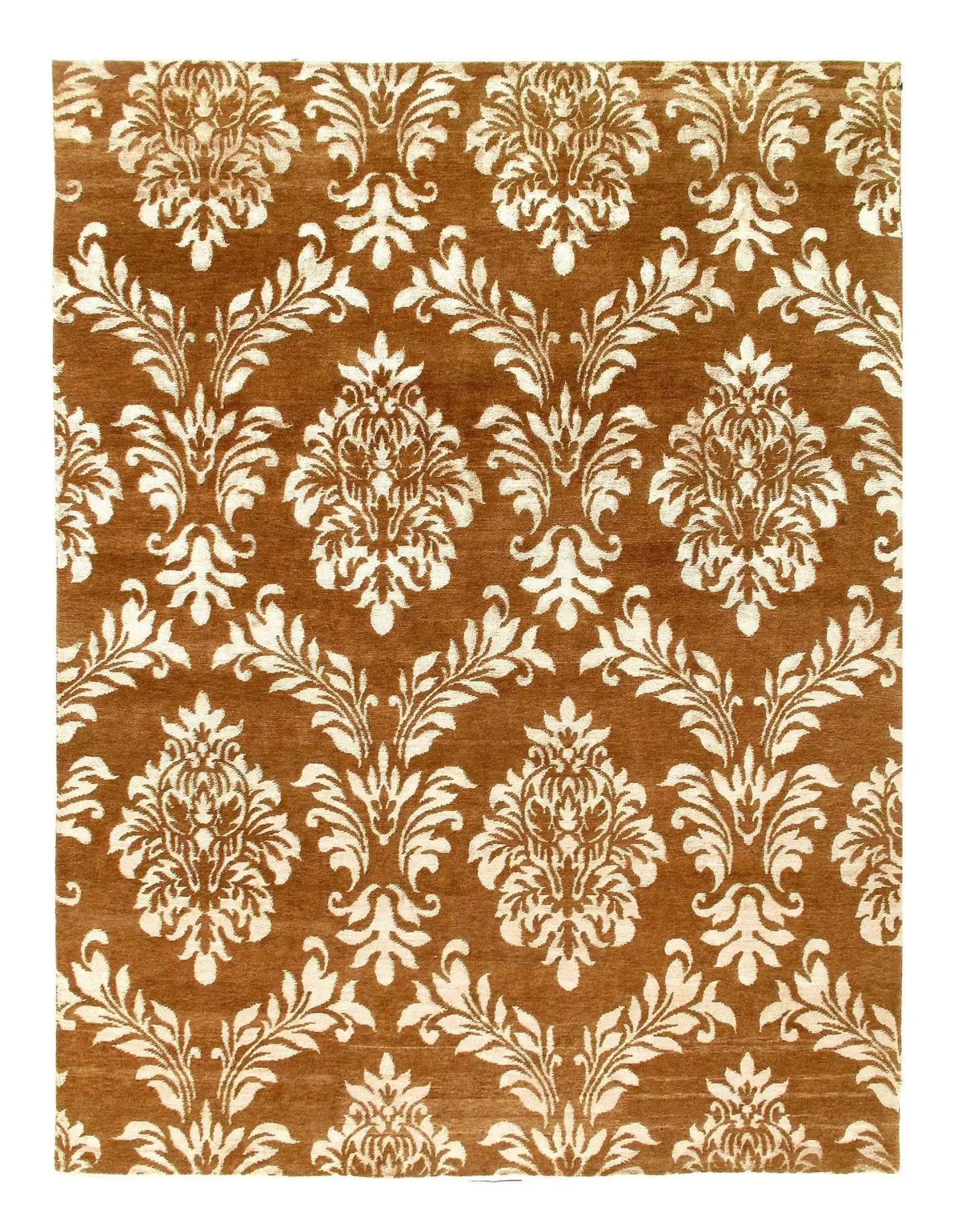 Canvello Light Brown Modern Bamboo Silk Rug - 9 ' X 12'