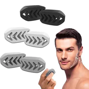 Jawline Exerciser for Men & Women,Silicone Jawline Exerciser Tablets, Jaw Trainer Strengthener for Face Toning, Powerful Jaw Trainer for Beginner, Intermediate & Advanced Users, Jaw Enhancer