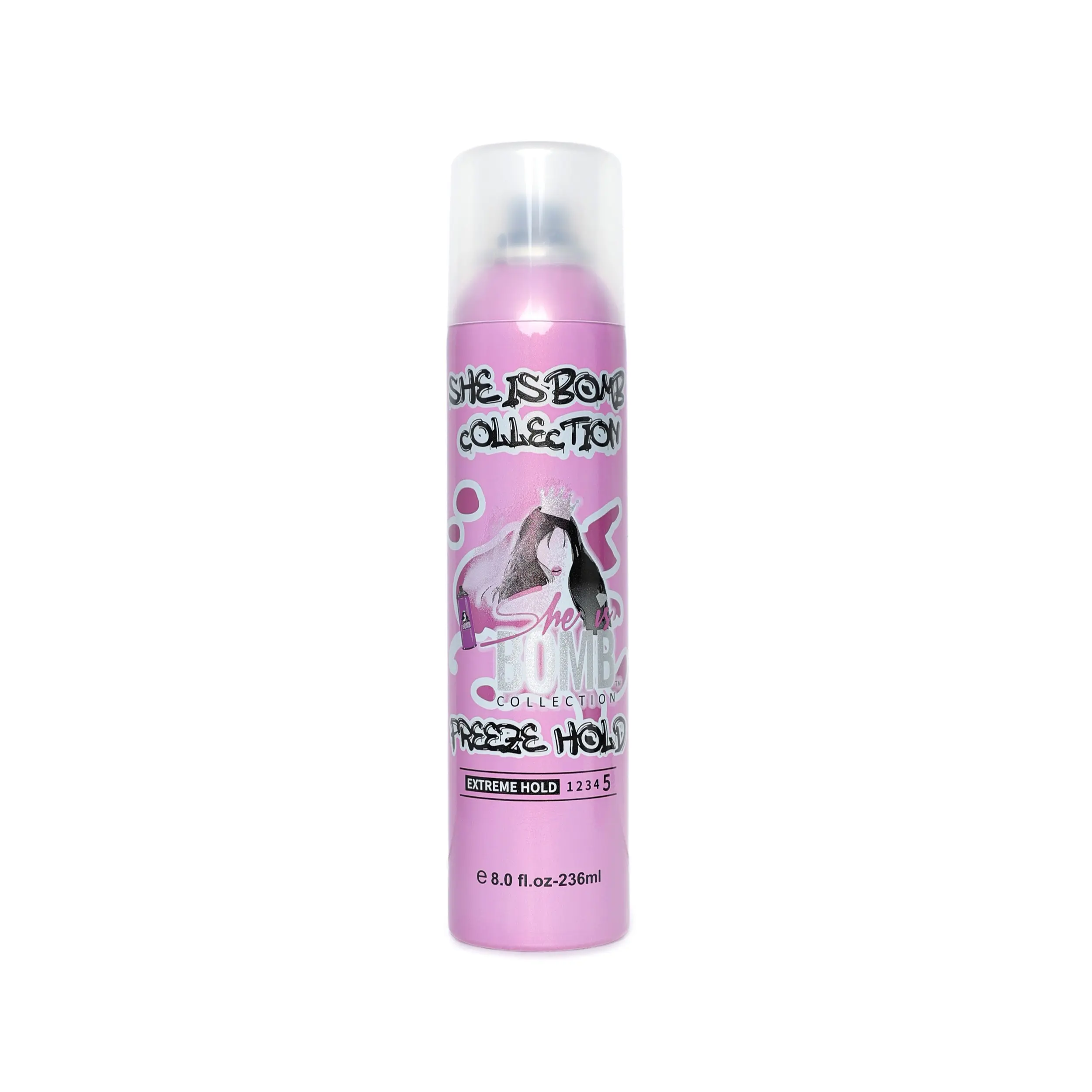 She is Bomb Hair Freeze Spray