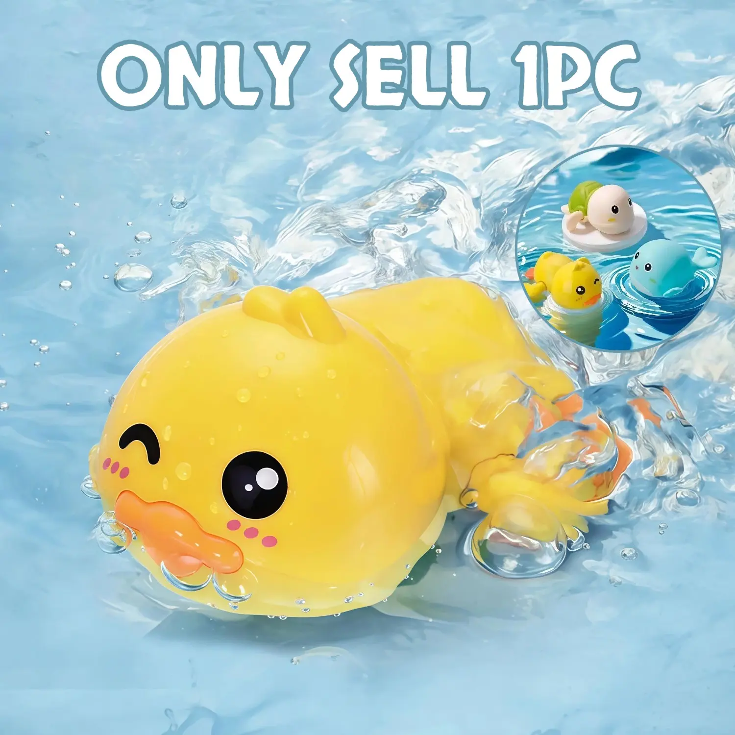 1pc swimming and bathing learning tool, holiday gift, chain-linked interactive water game accessory for sensory development, suitable as a gift, available in various styles