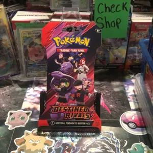 Pokemon Trading Card Game Destined Rivals Booster Pack Rip Live Scarlet Violet Edition