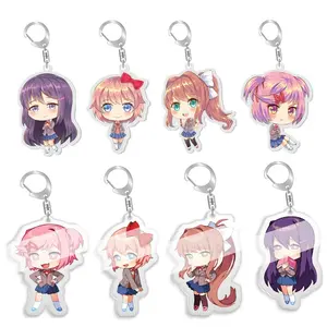 DOKI DOKI Keychain Kawaii Gifts - Cute Characters, Kawaii Bag Charm for Keys, Backpack & Gifts, Collectible Fan Accessory, Aesthetic Game Merch!