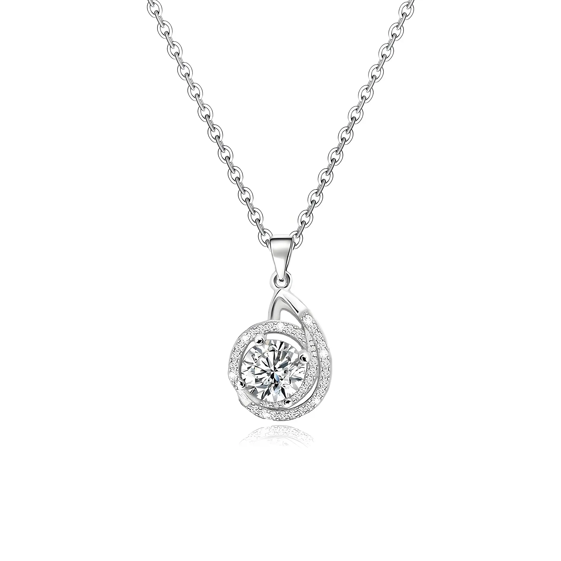 Genuine Birthstone Infinity Necklace for Women Adjustable Sterling Silver Charm Cubic Zirconia Pendant Necklace Minimalist Style Jewelry for Everyday Wear Perfect for Mothers, Wives, Girlfriends, and Brides