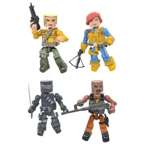 GI Joe Minimates Series 1 Box Set | Snake Eyes, Scarlett, Duke, Roadblock