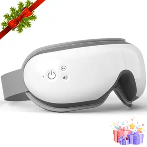 Eye Massager with Heat and Music, Morelax Bluetooth Sleep Eye Massager Mask, Eye Massage Device, Comfort Eye Mask, Christmas Gift for Women & Men, New Year Gift