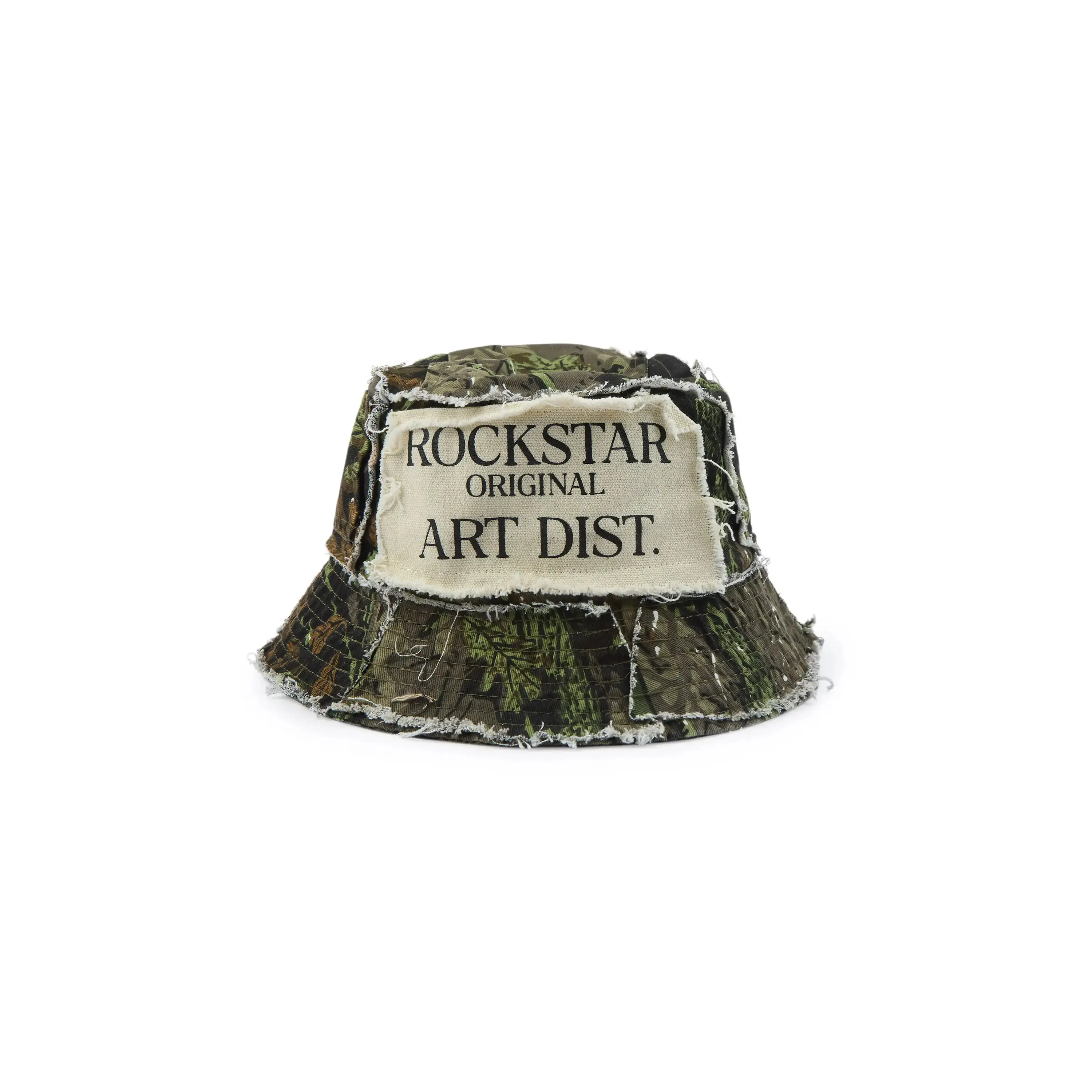 Teamber Tree Camo Patchwork Bucket Hat