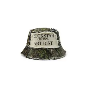 Teamber Tree Camo Patchwork Bucket Hat