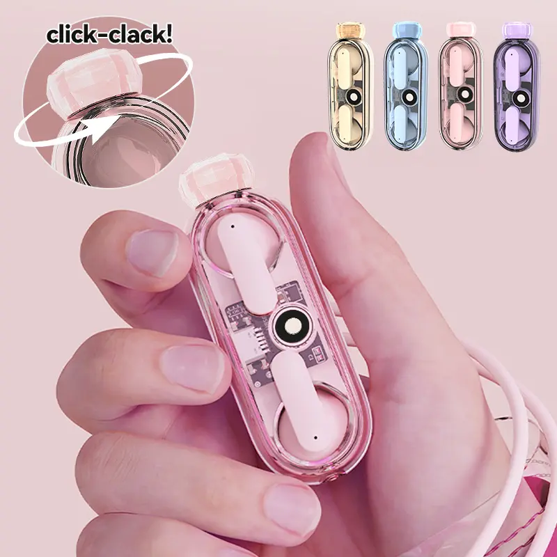 Chargeable In-Ear Wireless Bluetooth Earbuds Headset with Charging Case - Super Mini, Waterproof, Noise-Isolating, Lightweight, Compatible with Cellphones, Laptops, Car Audio Systems, Gift for Girls, Earbuds Wireless