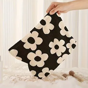 Stylish Floral Pattern Cosmetic Bag, Super Convenient for Storing Beauty Essentials
