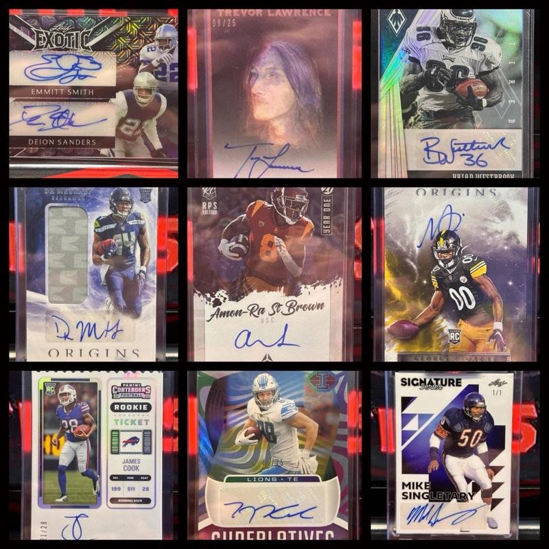 Clearly Football 648 Autograph Pack with One Card Per Pack