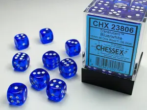 Chessex Translucent 12mm Mini D6 Dice