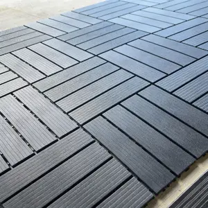 Interlocking Deck Tiles, 44 Pack , 12"x12" Waterproof Outdoor Flooring All Weather Use, Patio Floor Decking Tiles for Porch Poolside Balcony Backyard foam marble wpc frameless shower door Reinforced Garage Screen