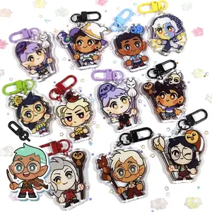 The Owl House Keychains House – Amity, Luz, Hunter, Willow, Eda, Lilith, The Collector, Gus, Raine – TOH Acrylic Charms, Fan Art, Gifts For Backpack Or Bag