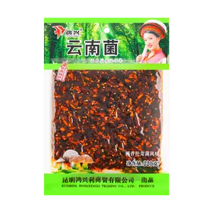 HONGXING Instant Mushroom Side Dish - Yunnan Specialty, Porcini Mushroom Flavor, Ready-to-Eat, 220g