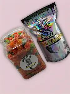 Gringas Pina Coco Gushies - Coconut Flavored Bonbon Snack