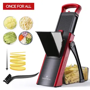 【ONCE FOE ALL】Multi-functional Kitchen Cutting Set. Slices, minces and chops fresh meat effortlessly. Features adjustable thickness for vegetables, fruits,  Safe Kitchen Cutting Set, Slicer Dicer Cutter for Meat Vegetable Fruit Potato Food Shredder Tool