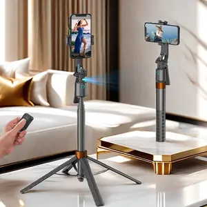 Smart Face Tracking Tripod, 360 Degree Rotatable Video Blog & Live Broadcast Selfie Stick, Anti-shake Stabilizer for Video Blog & Mobile Phone Photography