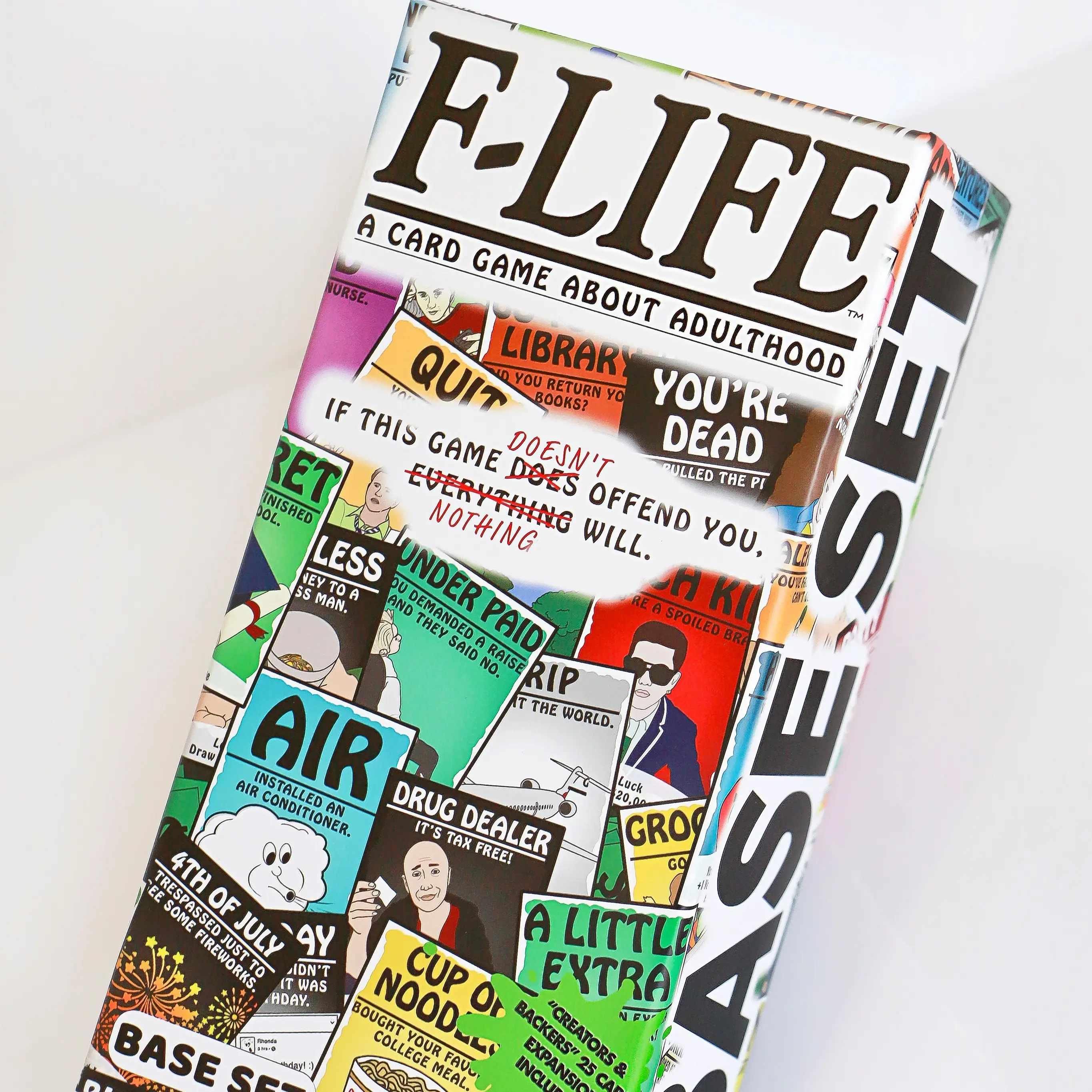 F-Life: A Card Game About Adulthood - Dark-Humored Party Game