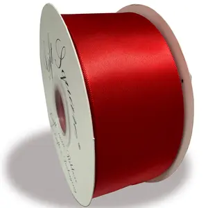 2-Inch Single Face Satin Ribbon - 50 Yard Roll for Gift Wrapping, Valentine's Day, Wedding, Birthday & Floral Craft