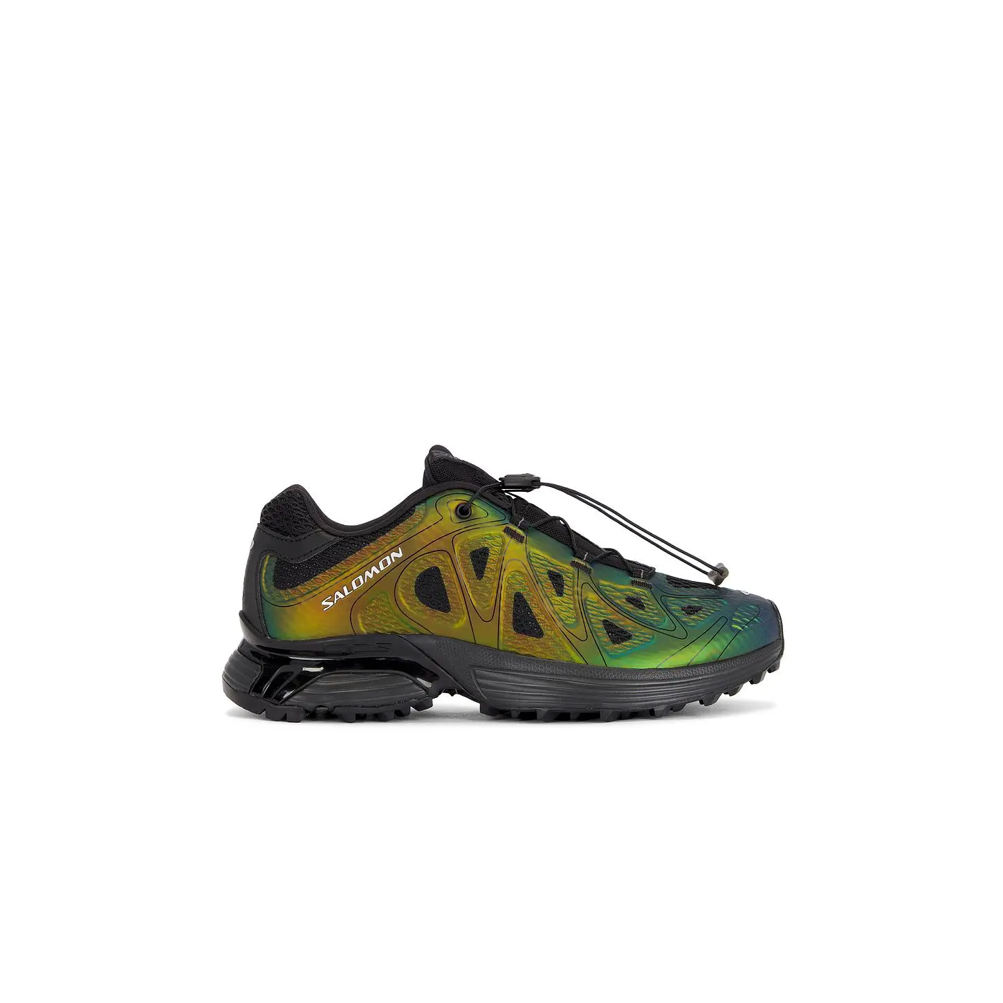 Salomon XT-Whisper Void Sneaker in Black & Silver Metallic X