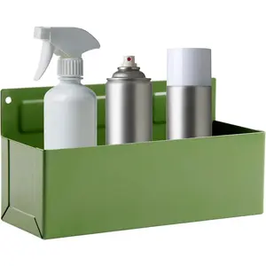 Aerosol  Can Holder,  Toolbox Bottle Holder, Tool Box Storage Rack for Garage and , Craft Workspace, Mechanic  Bottle Can Organizer, Green, 3"x8.3"
