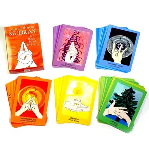 68-Card Gertrud Hirschi Mudras Deck - Yoga, Meditation & Mindfulness Guide for Body, Mind, Spirit, Emotional Healing with Illustrated Hand Poses, Gestures, Practical Exercises - Cardstock for Wellness Practices Ages 14+, Spiritual Guidance Tool
