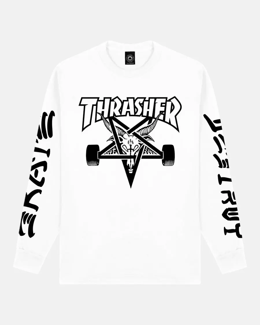 GOAT DESTROY LONGSLEEVE - WHITE