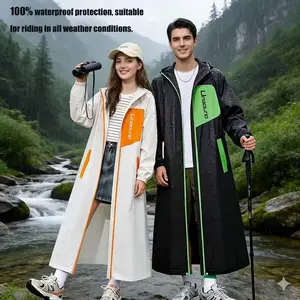 Unisex Waterproof Thickened Long Rain Coat Full Body Coverage Jacket for Outdoor Riding Cycling baggy spring