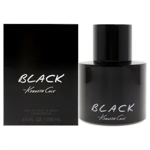 Kenneth Cole Black Men,3.4 oz EDT Spray, Men's Fragrance, Key Glock's secret fragrance on-the-go use Masculine Long-Lasting