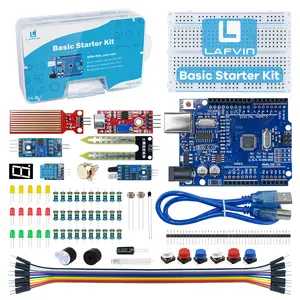 LAFVIN Basic Starter Kit with UNO R3 CH340,Breadboard + Retail Box Compatible with Arduino IDE