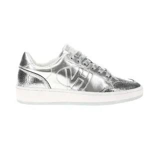 Vintage Havana Womens Quick Metallic Slip On Sneakers Shoes Casual - Silver